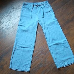 J. Jill wide leg drawstring jeans